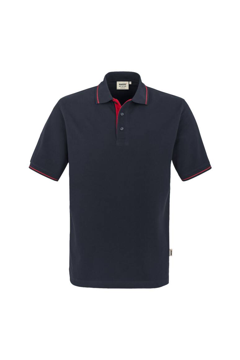 HAKRO Poloshirt Casual tinte/rot, M