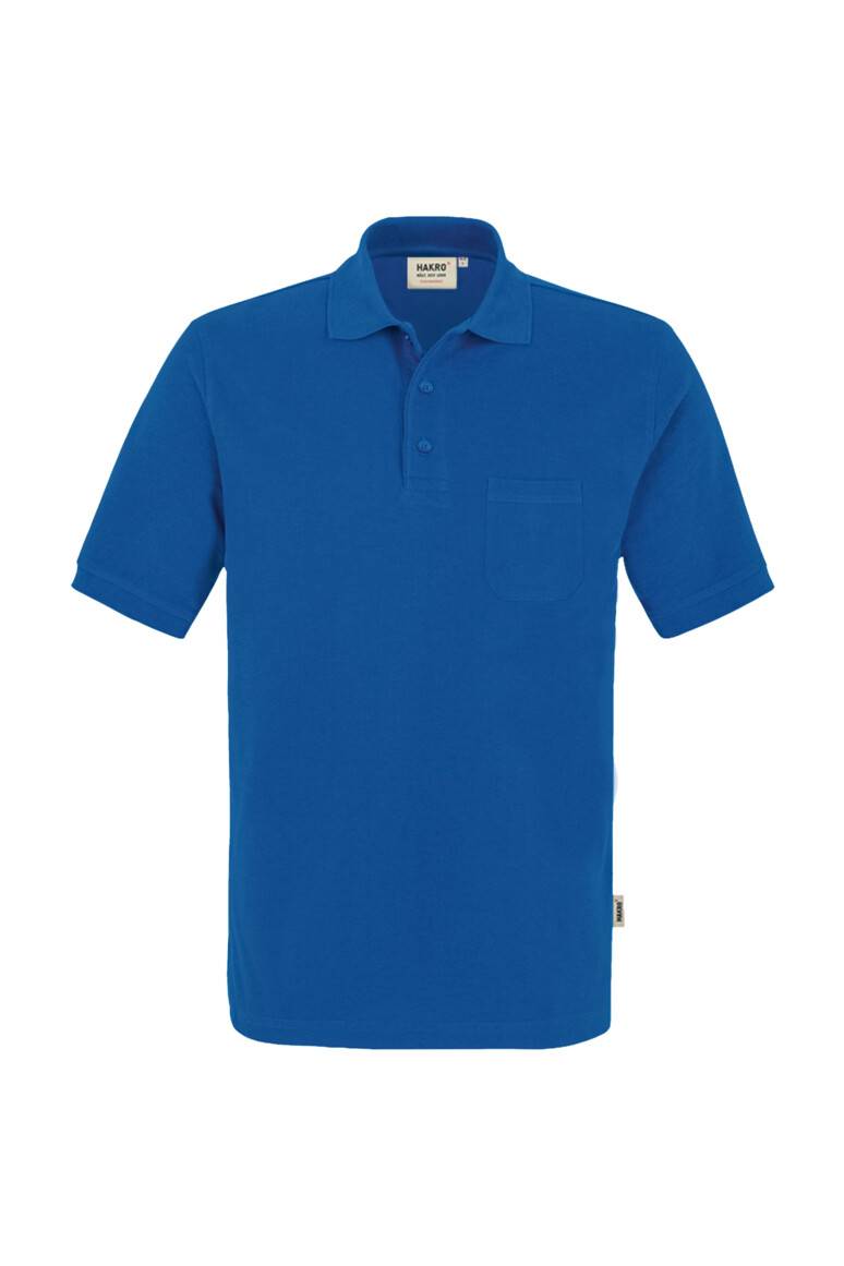 HAKRO Pocket-Poloshirt MIKRALINAR® royalblau, 4XL