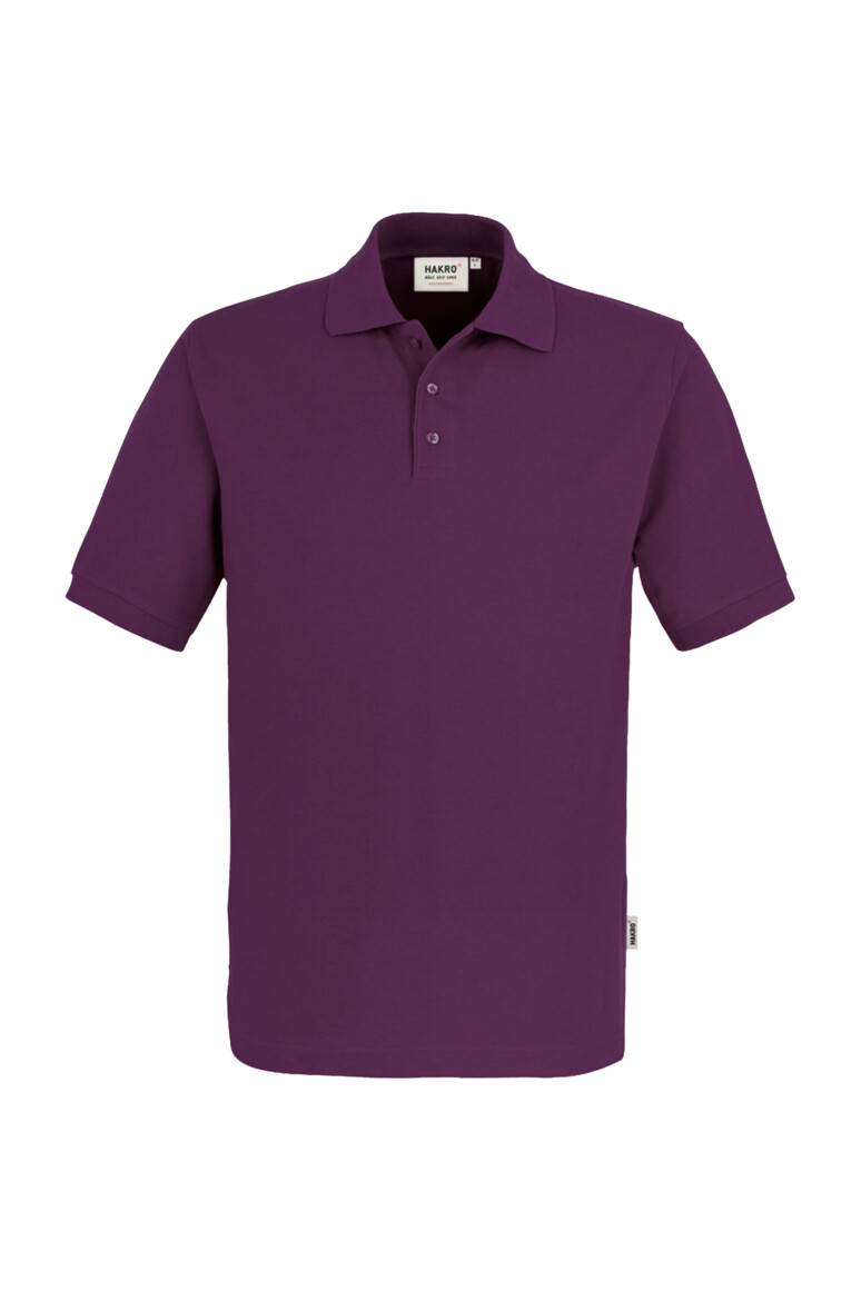 HAKRO Poloshirt MIKRALINAR® aubergine, L