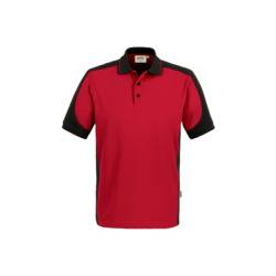 Hakro Poloshirt Contrast Performance 839-02 rot/anthrazit Gr. XS