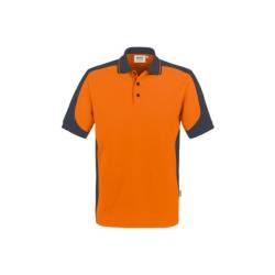 Hakro Poloshirt Contrast Performance 839-27 orange/anthrazit Gr. 6XL