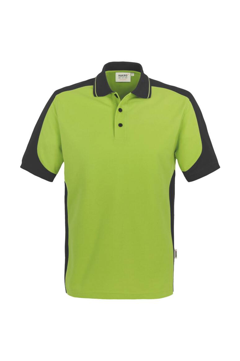 Hakro Poloshirt Contrast Performance 839-40 kiwi/anthrazit Gr. M