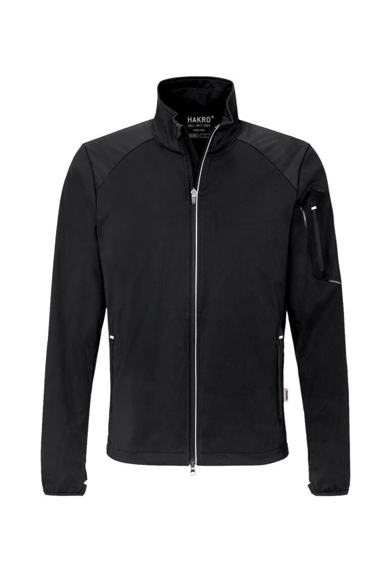 HAKRO Light-Softshelljacke Brantford schwarz, M