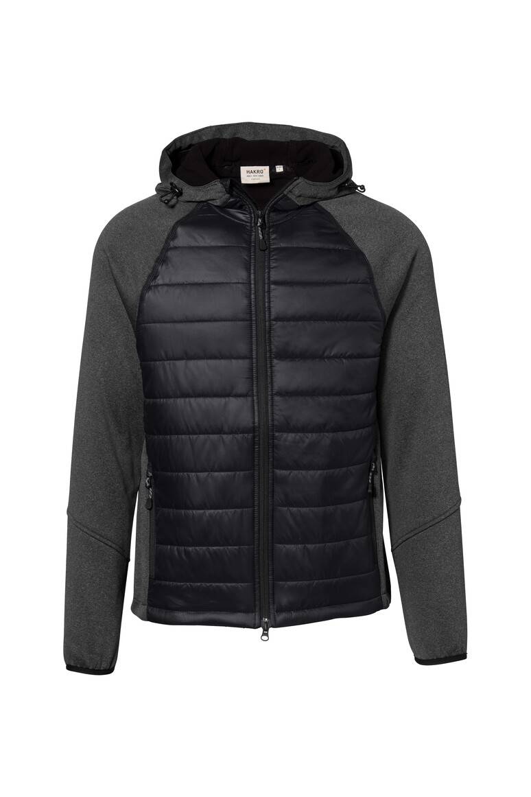 HAKRO Hybridjacke Maine schwarz, 2XL