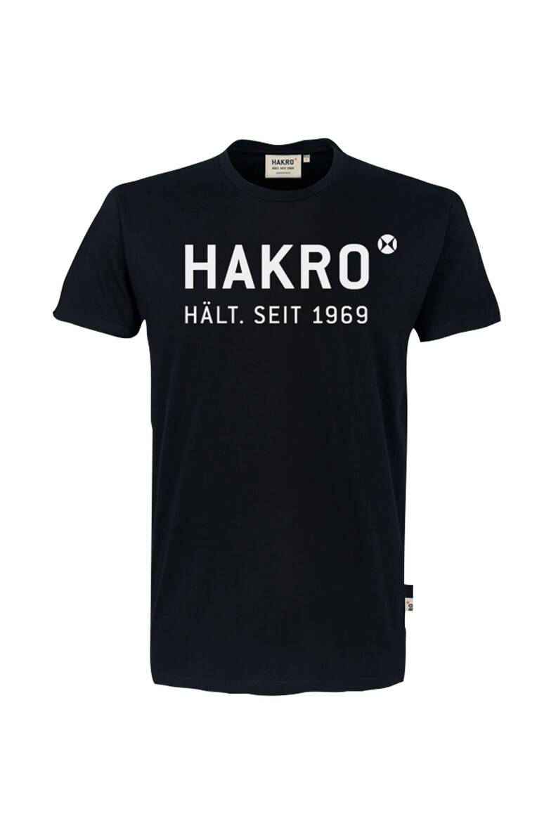 HAKRO T-Shirt Logo schwarz, XL