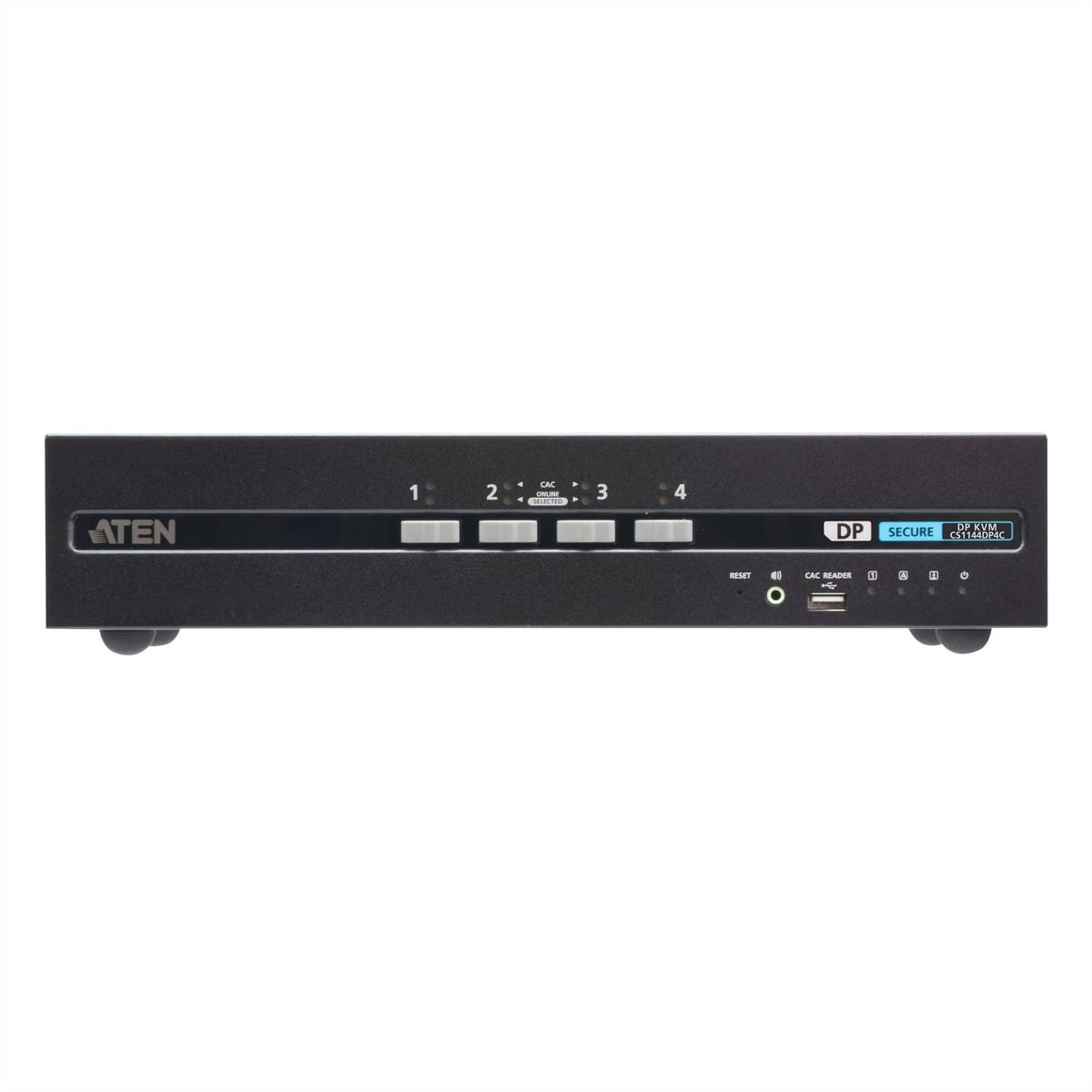 ATEN CS1144DP4C 4-Port USB DisplayPort Dual Display Secure KVM Switch, mit CAC