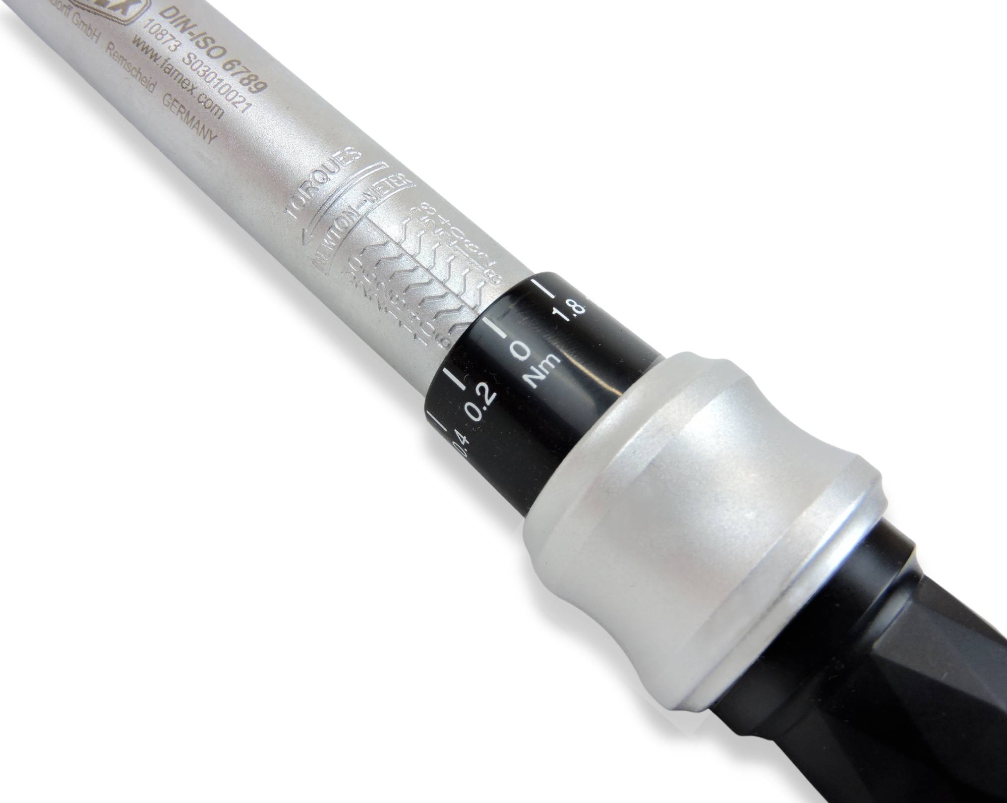 FAMEX 10873 Drehmomentschlüssel 1/4 Zoll (6,3 mm) 6-30 Nm - für Fahrrad uvm.