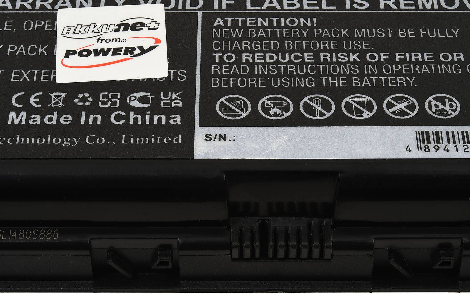 Powery Akku für Laptop Lenovo ThinkPad P70(20ER003QGE), 14,8V, Li-Ion