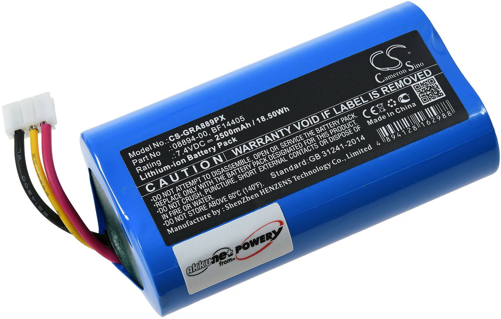 Powery Powerakku kompatibel mit Gardena Typ 08894-00.640.00, 7,4V, Li-Ion