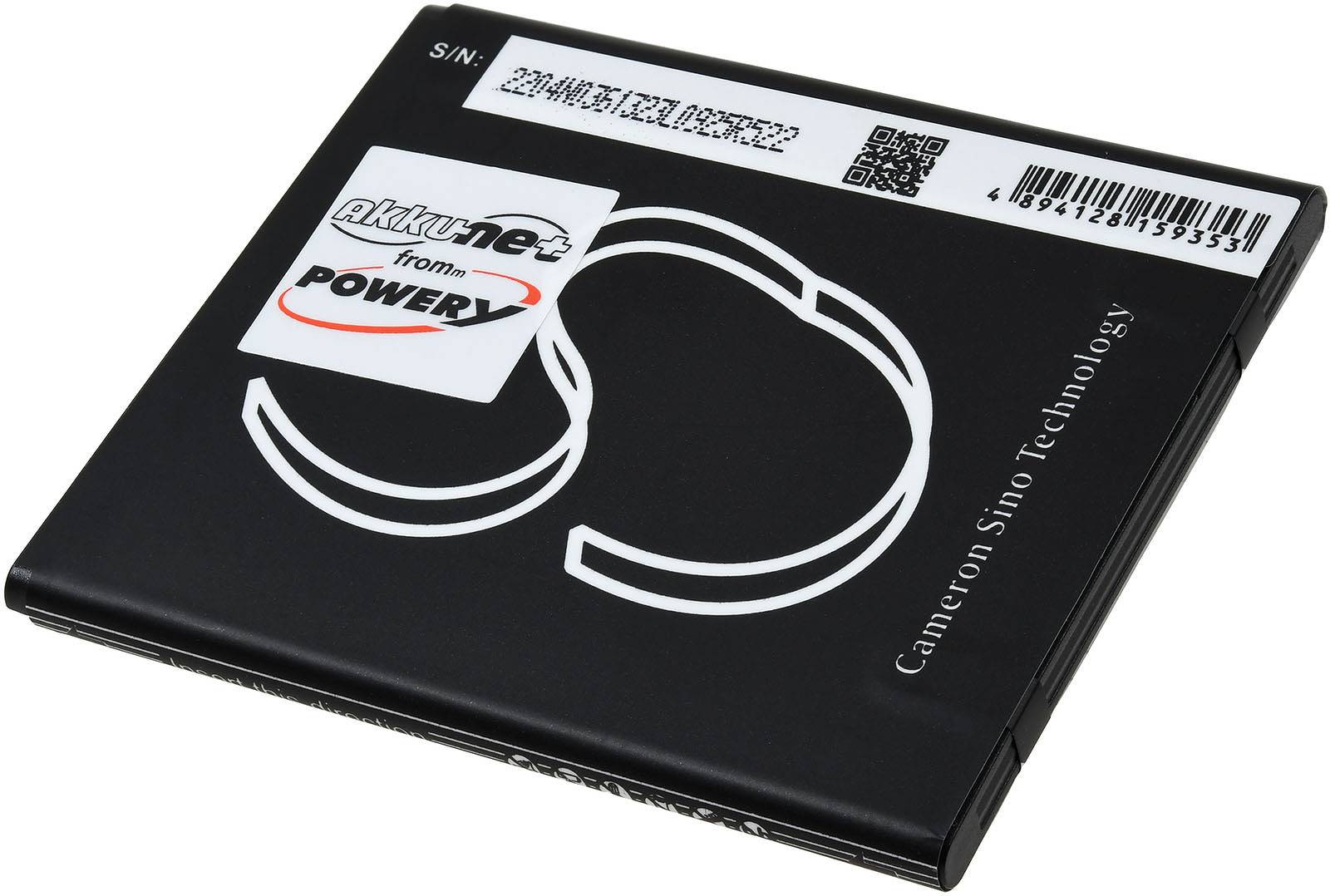 Powery Akku für Handy, Smartphone ZTE Optus X Power 2, 3,8V, Li-Ion