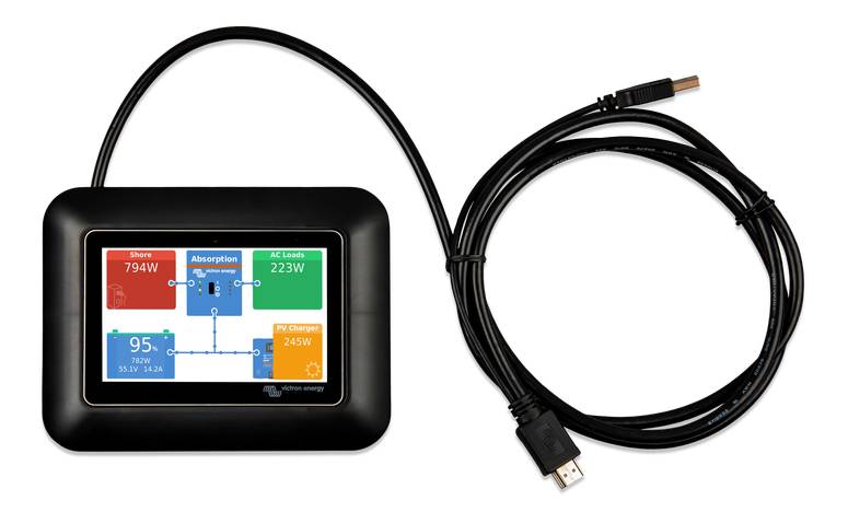 GX Touch 50 adapter for CCGX cut-out