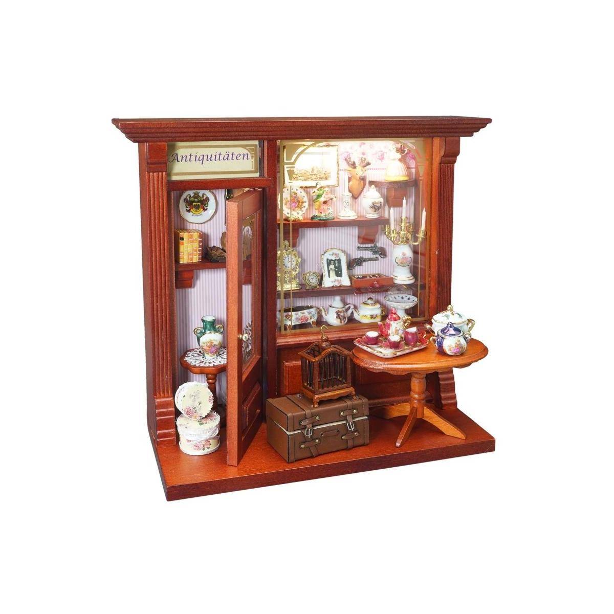 102.795/0 - M.W. Reutter - Antiquitätenladen mit Beleuchtung - Terrassenladen Serie 794
