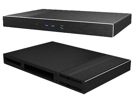 Akasa Galileo TU2 Plus Thin-ITX Gehäuse (für Intel LGA1700/1200/115X) [A-ITX53-M1B]