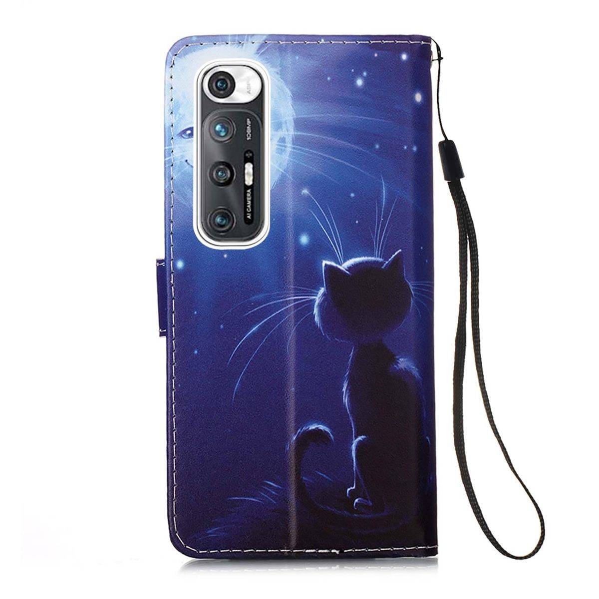 Für Xiaomi Mi 10S Kunstleder Handy Tasche Book Motiv 1 Schutz Hülle Case Cover Etui Neu