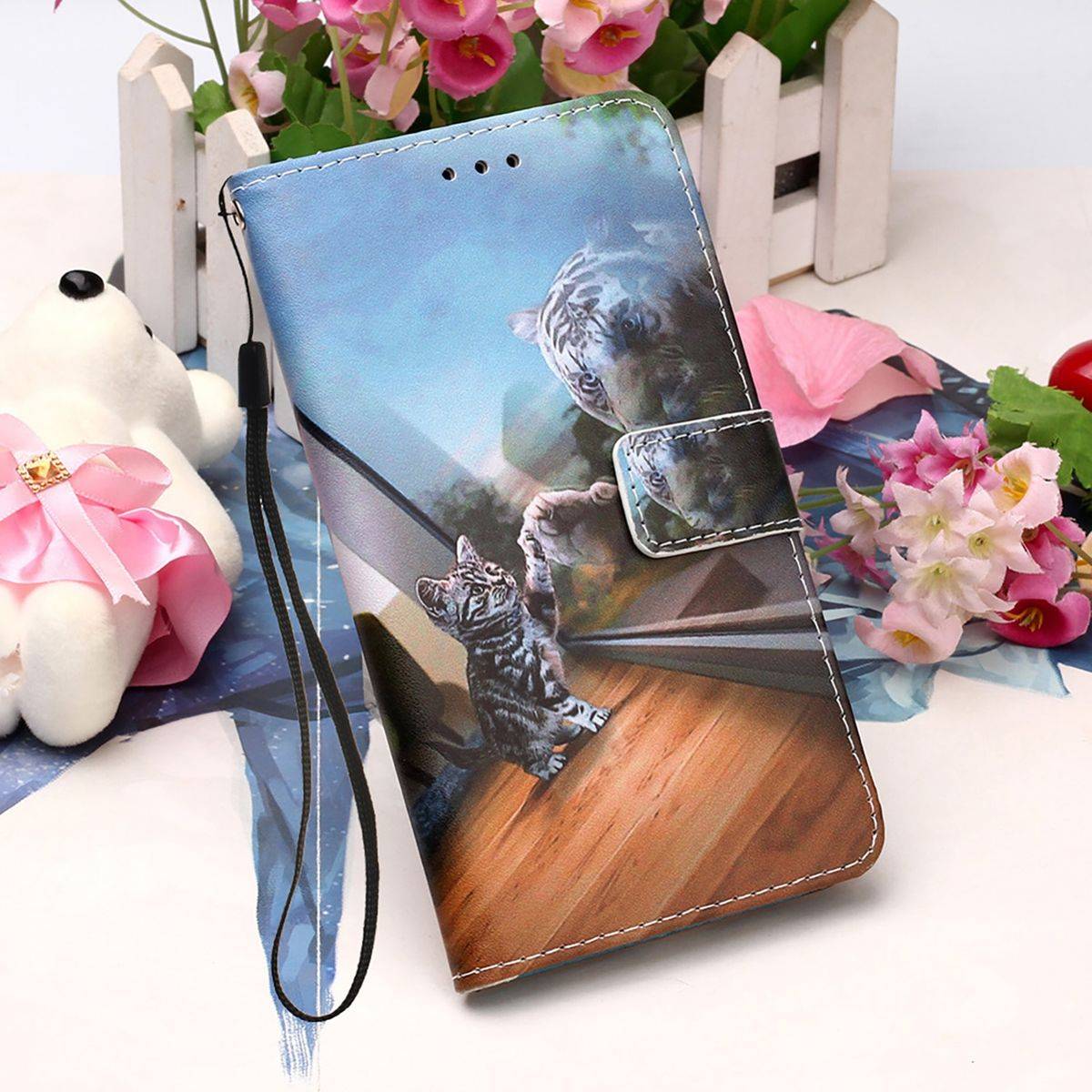 Für Motorola Moto G30 / G10 / G10 Power Kunstleder Handy Tasche Book Motiv 3 Schutz Hülle Case Cover Etui Neu