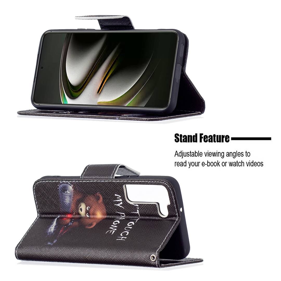 Für Samsung Galaxy S22 5G Kunstleder Handy Tasche Book Motiv 5 Schutz Hülle Case Cover Etui Neu