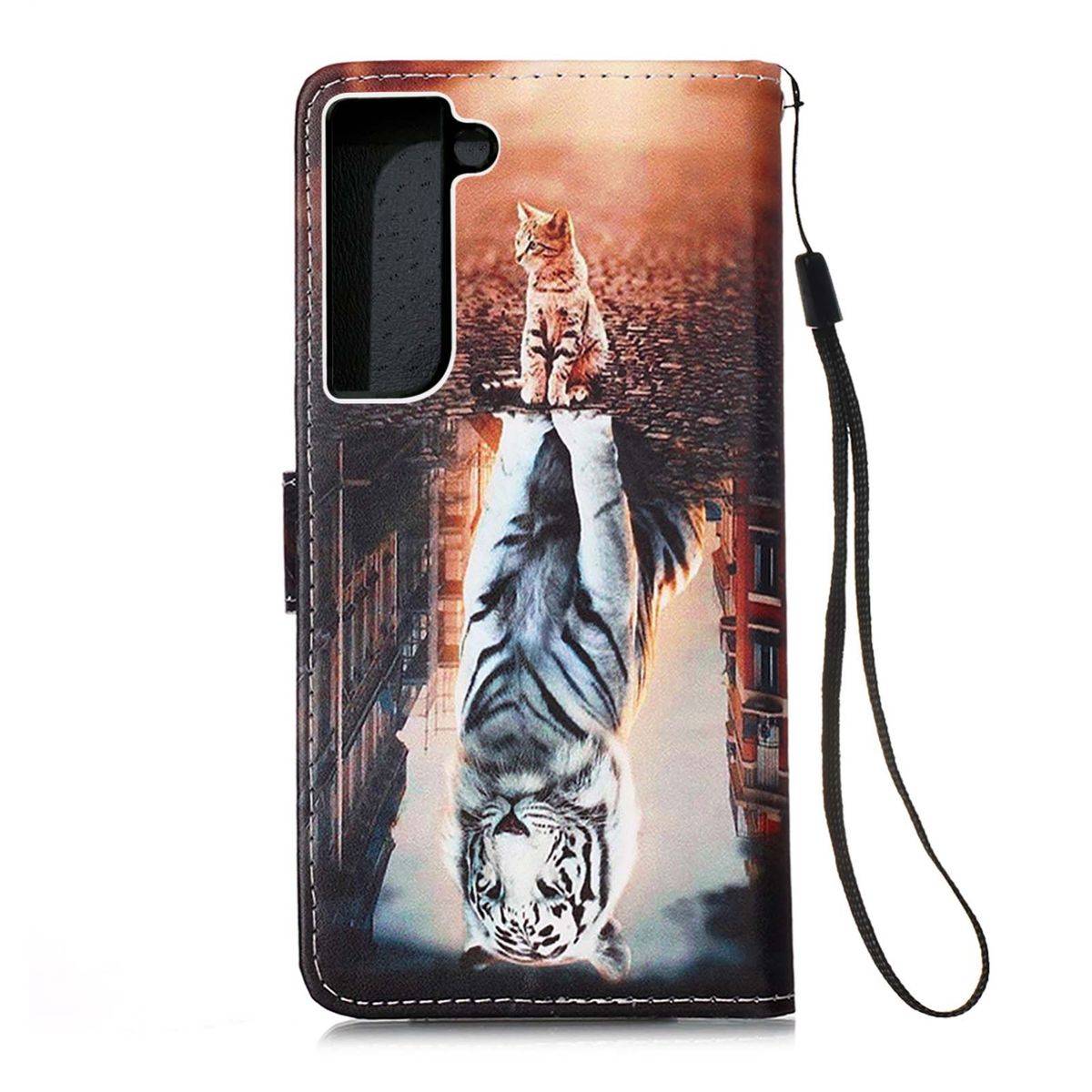 Für Samsung Galaxy S22 Plus 5G Kunstleder Handy Tasche Book Motiv 7 Schutz Hülle Case Cover Etui Neu