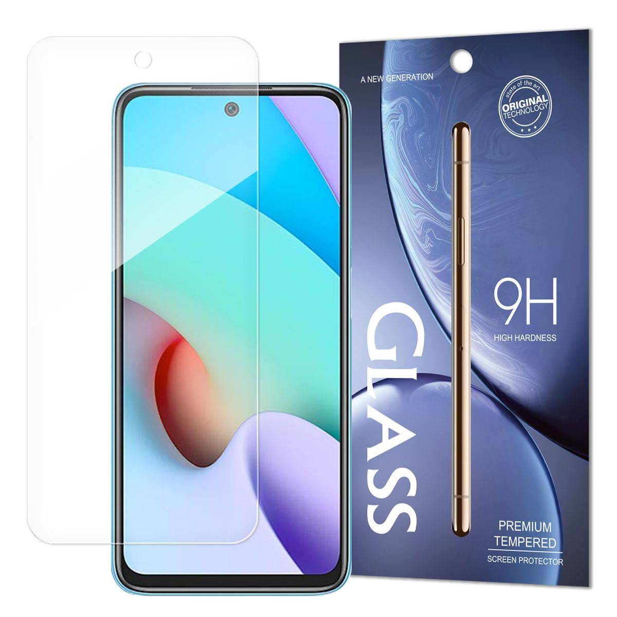 Schutzglas 9H kompatibel mit XIAOMI REDMI 10 2022 Displayschutzfolie Schutzfolie Passgenau Glas