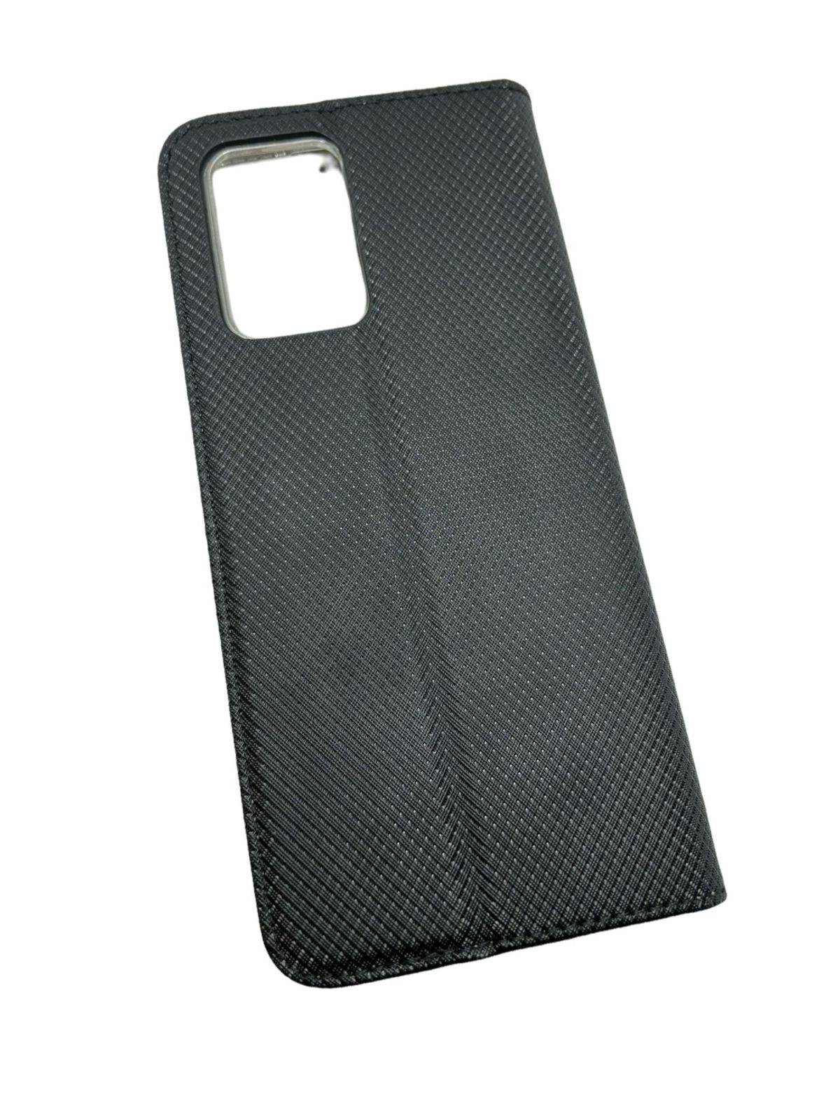 Smart Magnet kompatibel mit XIAOMI REDMI 10 2022 Handy Hülle Etui Schutzhülle mit Standfunktion, Kartenfach Schwarz