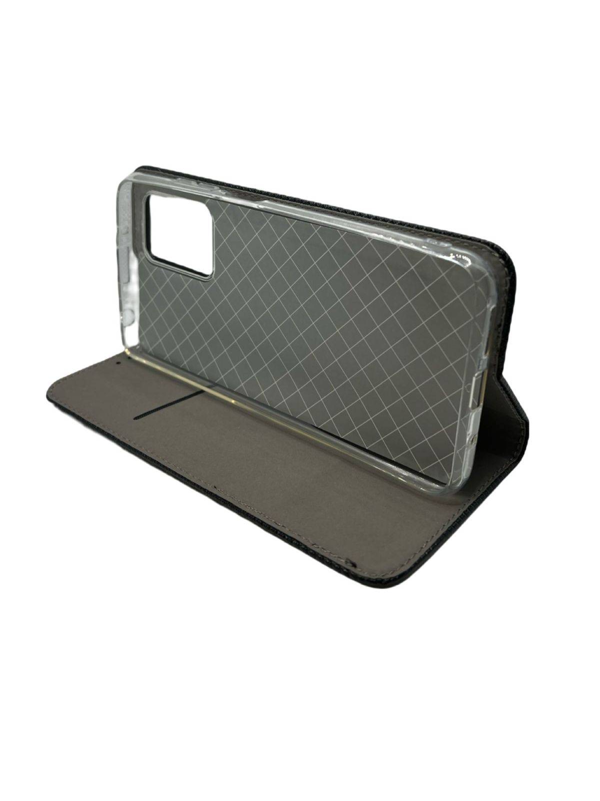 Smart Magnet kompatibel mit XIAOMI REDMI 10 2022 Handy Hülle Etui Schutzhülle mit Standfunktion, Kartenfach Schwarz