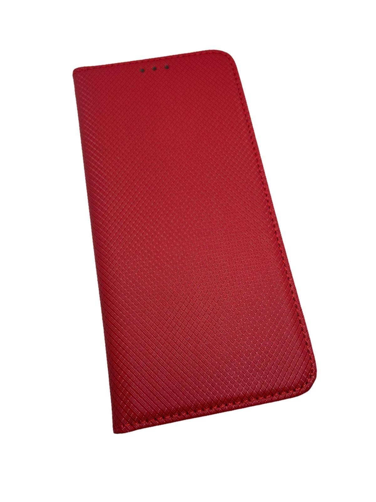 Smart Magnet kompatibel mit XIAOMI REDMI 10 2022 Handy Hülle Etui Schutzhülle mit Standfunktion, Kartenfach Rot