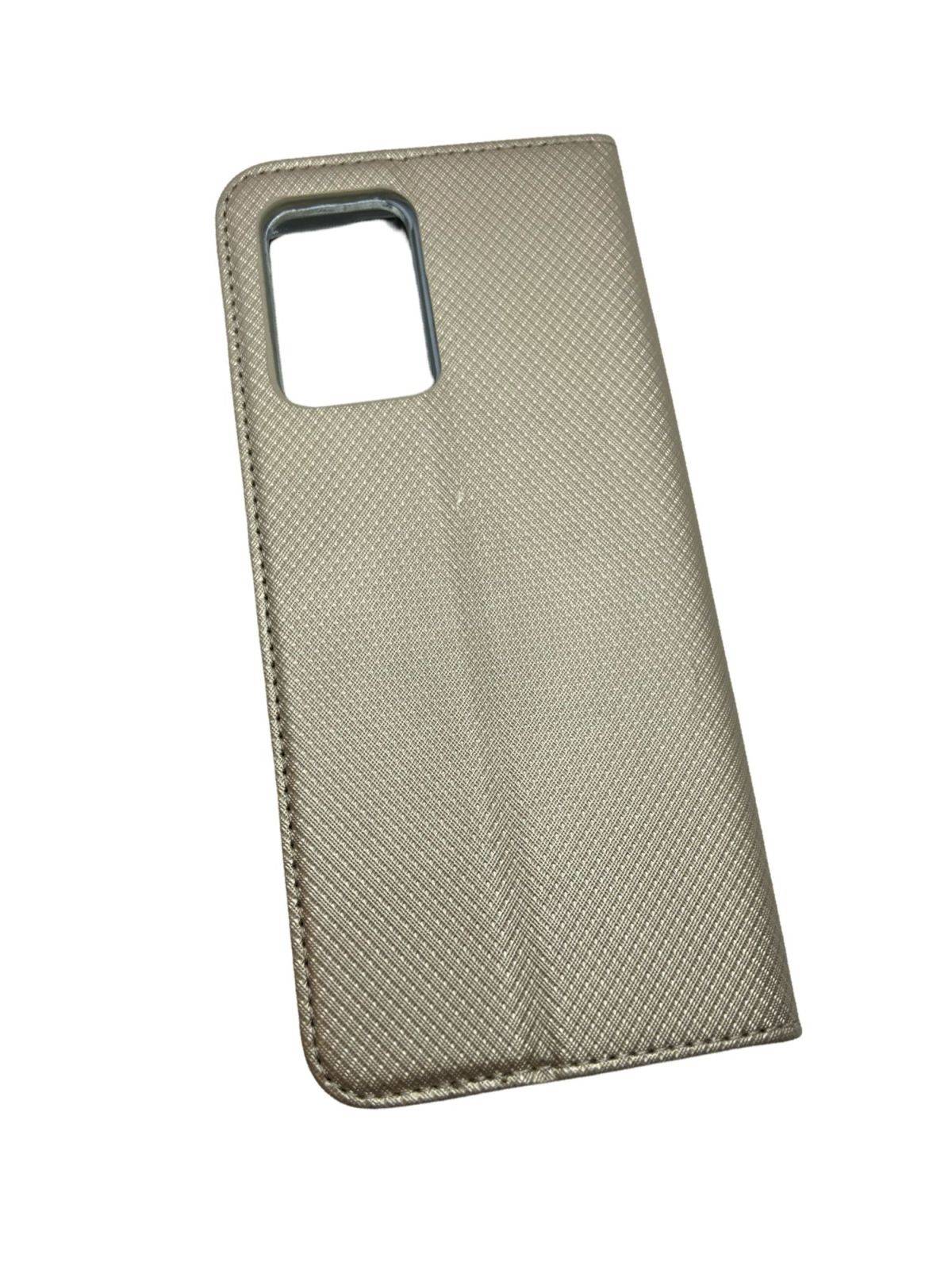 Smart Magnet kompatibel mit XIAOMI REDMI 10 2022 Handy Hülle Etui Schutzhülle mit Standfunktion, Kartenfach Gold