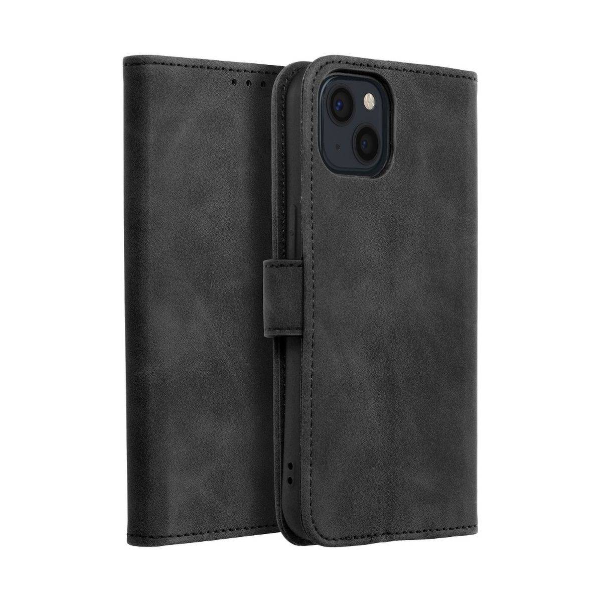 Tasche Holster TENDER Buch Schutzhülle Magnet Standfunktion Hülle kompatibel mit Xiaomi Redmi 10 2022 Schwarz