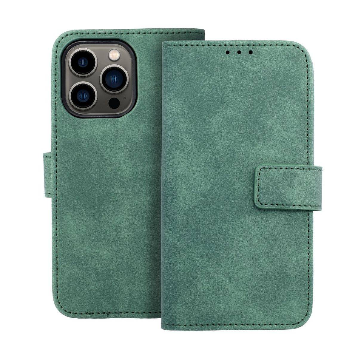 Tasche Holster TENDER Buch Schutzhülle Magnet Standfunktion Hülle kompatibel mit Xiaomi Redmi 10 2022 Grün