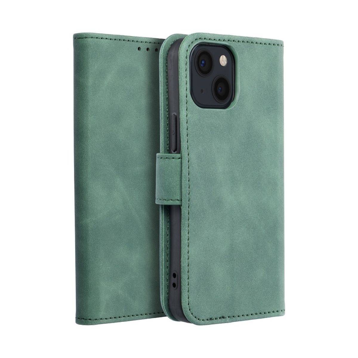 Tasche Holster TENDER Buch Schutzhülle Magnet Standfunktion Hülle kompatibel mit Xiaomi Redmi 10 2022 Grün