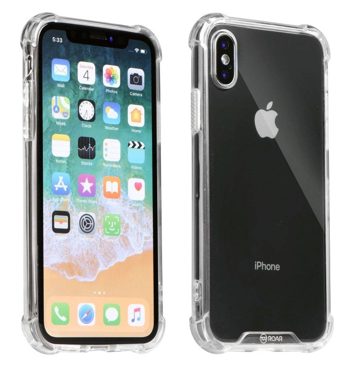 Bumper Roar Armor SchutzHülle kompatibel mit Motorola Moto G71 5G Silikon Hülle Zubehör Tasche in Transparent
