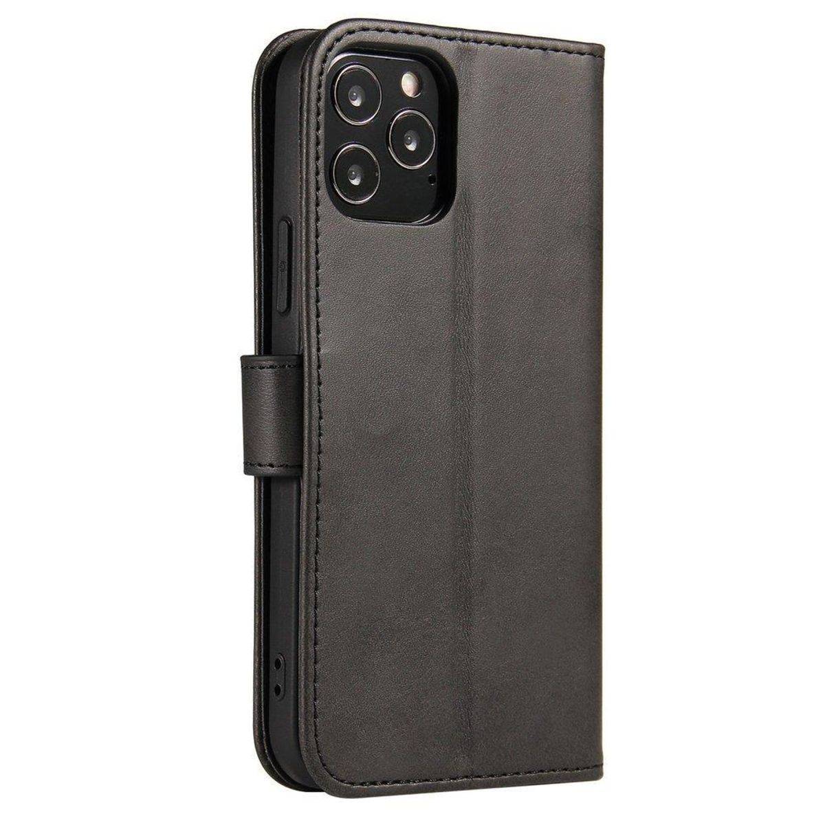 Premium Magnet Case Buch Tasche Schutzhülle aufklappbare Hülle Standfunktion für Samsung Galaxy A73 5G Schwarz