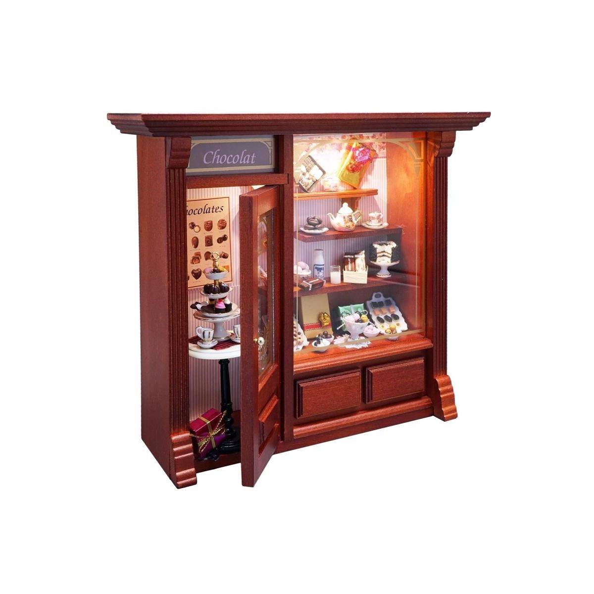 102.798/8 - Chocolatier mit Beleuchtung - Schaufensterladenserie 798