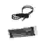 SoftTie Kabelbinder DL wiederverwendbar schwarz 10 Stück - Größe:7 x 260 mm