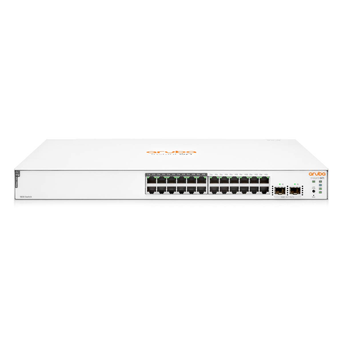 Instant On 1830 26-Port PoE+ Switch 24x Gigabit LAN, 2x SFP, PoE+ 195W