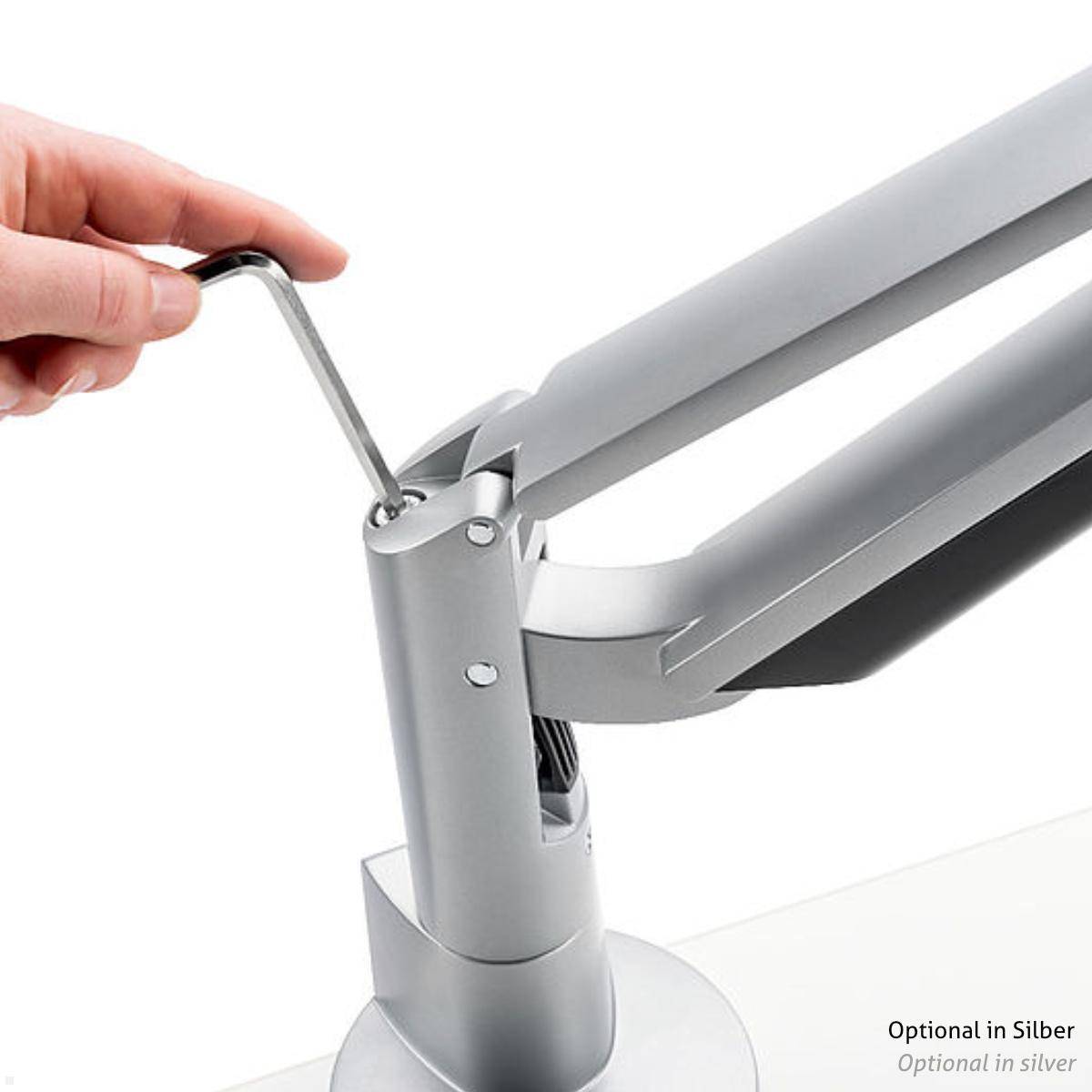 Novus Clu Plus X3 C Monitorhalterung für 3 Monitore (993+2011+000), weiß