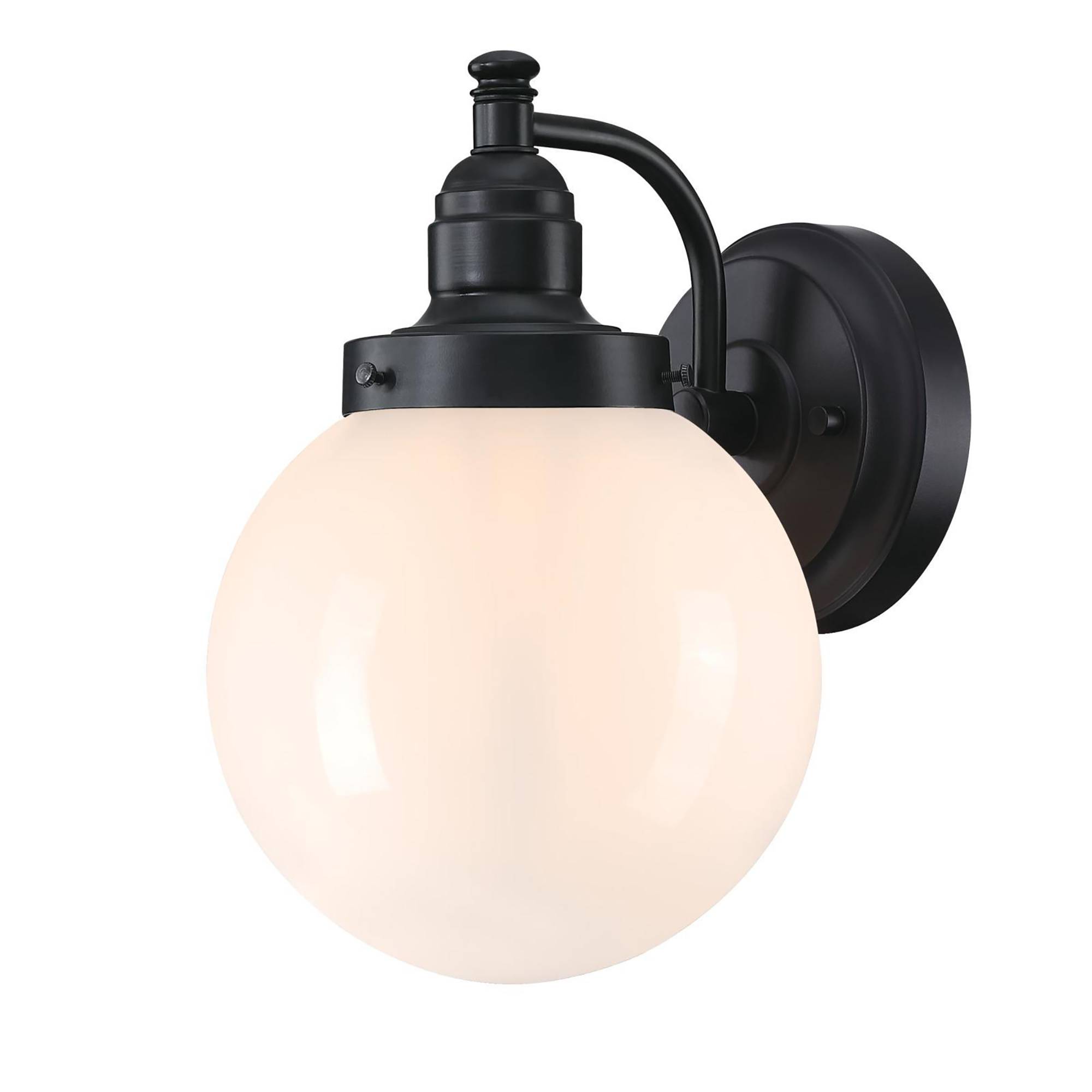 Außen Wandleuchte Eddystone Kugel Opal Einflammig