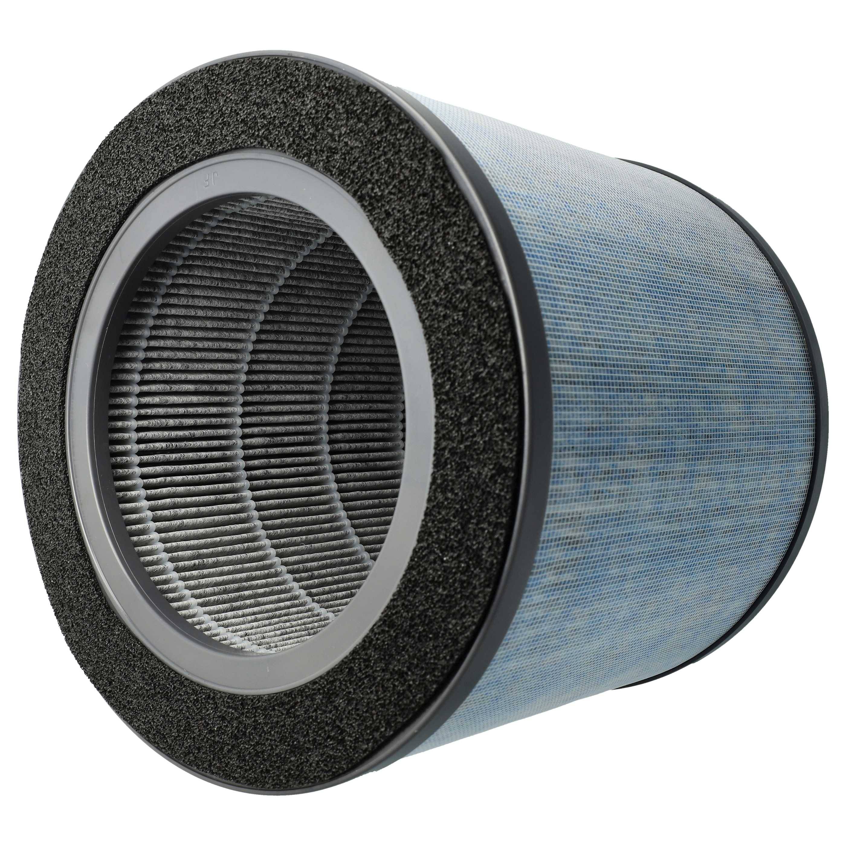 vhbw Kombi-Vorfilter+Hepa+Aktivkohle kompatibel mit Comedes Lavaero 900 Luftreiniger - Mehrstufiges Filtersystem