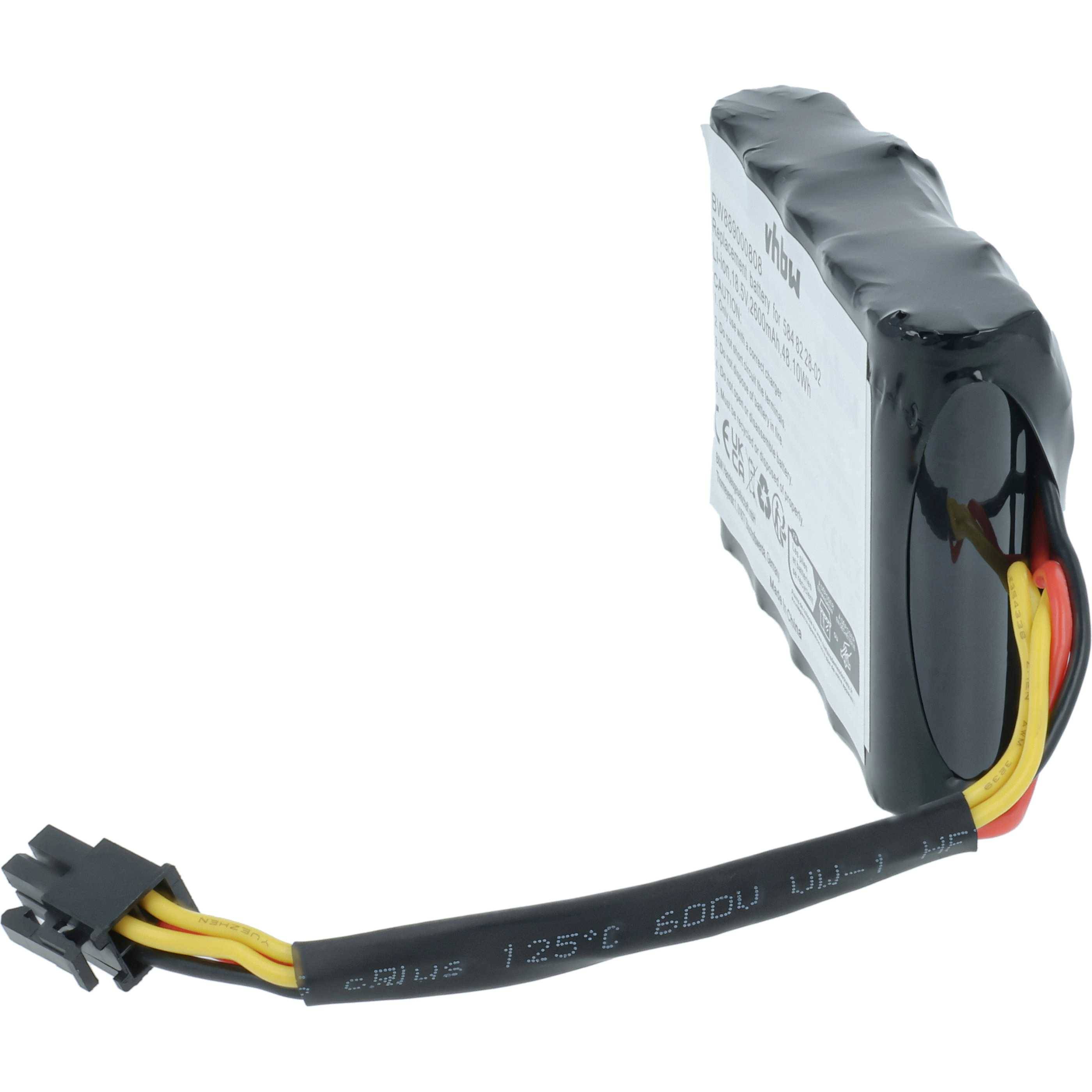 vhbw Akku Ersatz für Husqvarna 584 85 28-01, 584 82 28-02, 584 85 28-02, 584 82 28-01, 589 58 62-01 für Rasenmäher (2600mAh, 18,5V, Li-Ion)