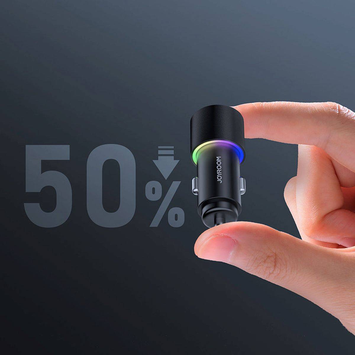 Autoladegerät 2 x USB mit Hintergrundbeleuchtung Zigarettenanzünder 24W schwarz