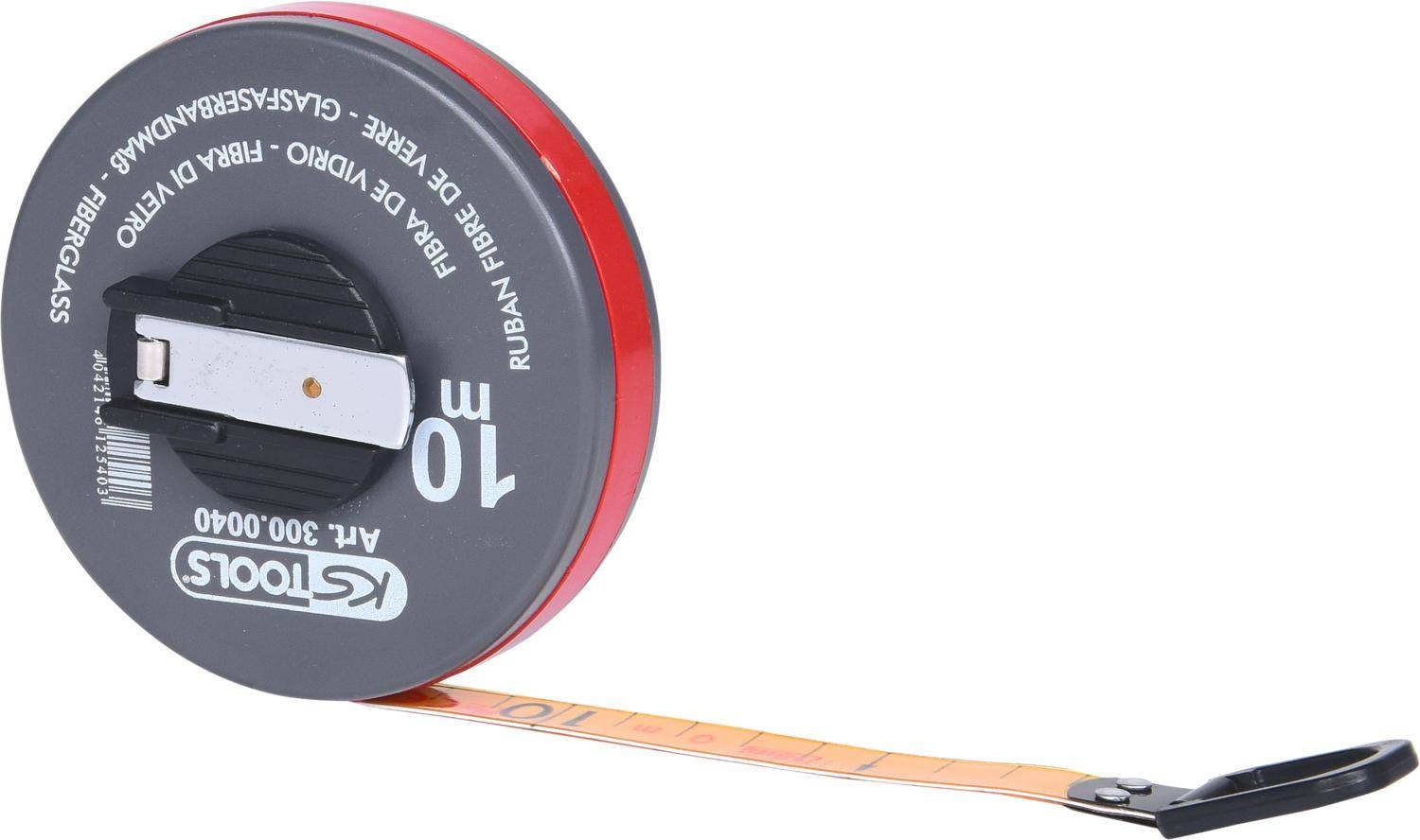 KS TOOLS Kapselbandmaß mit Kunststoffband, 10m