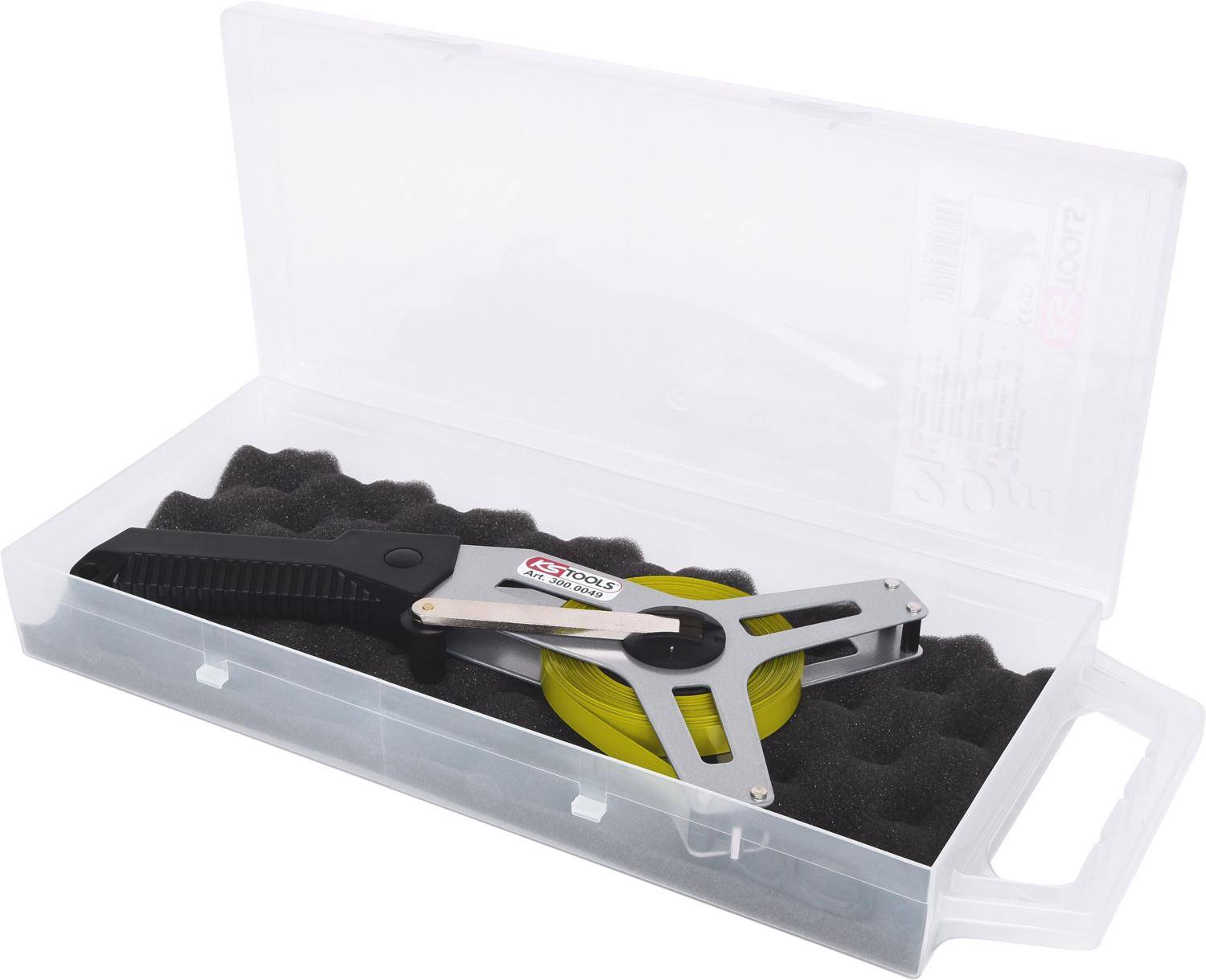 KS TOOLS Rahmenbandma mit gelbem Stahlband, 20m