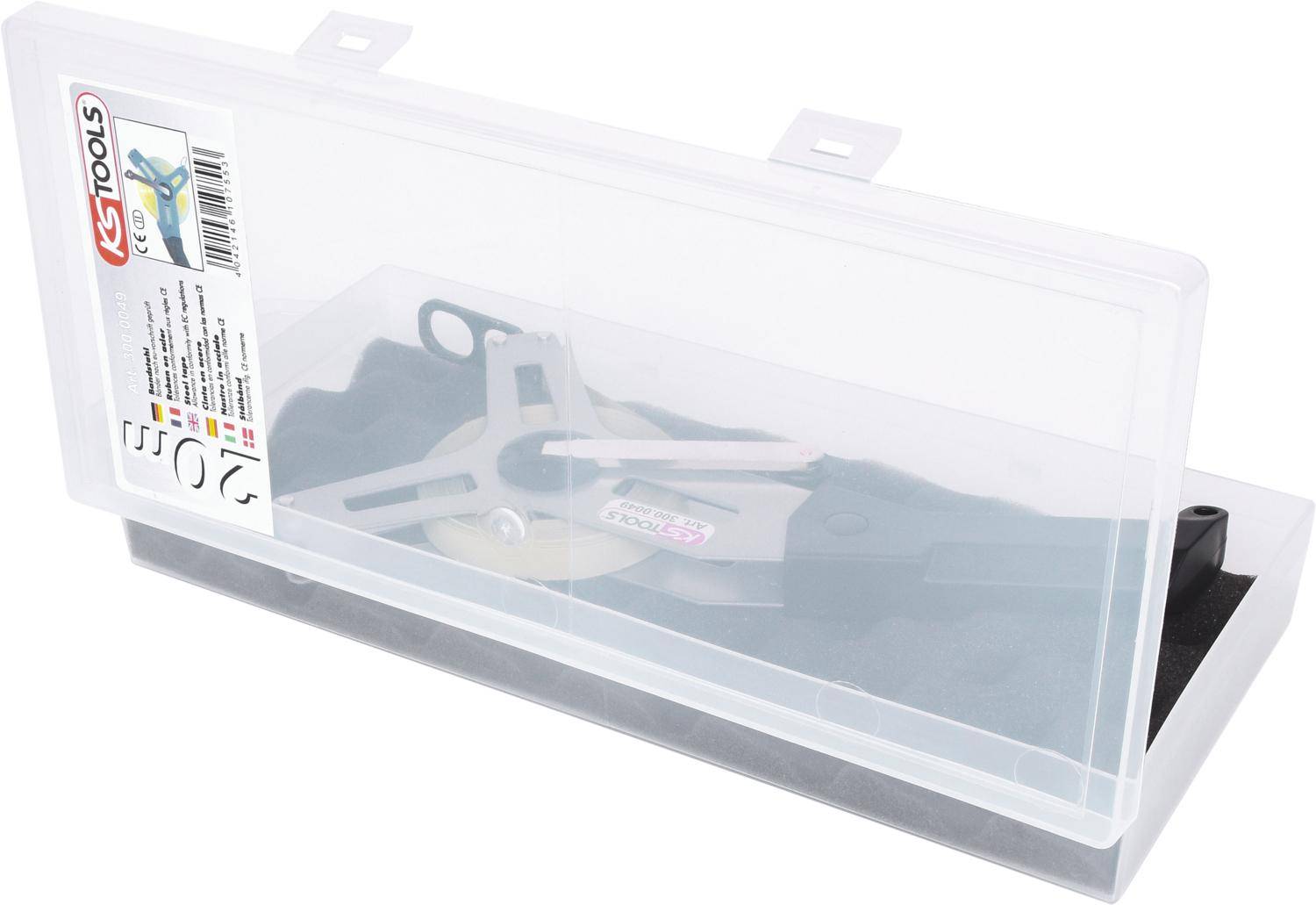 KS TOOLS Rahmenbandma mit gelbem Stahlband, 20m