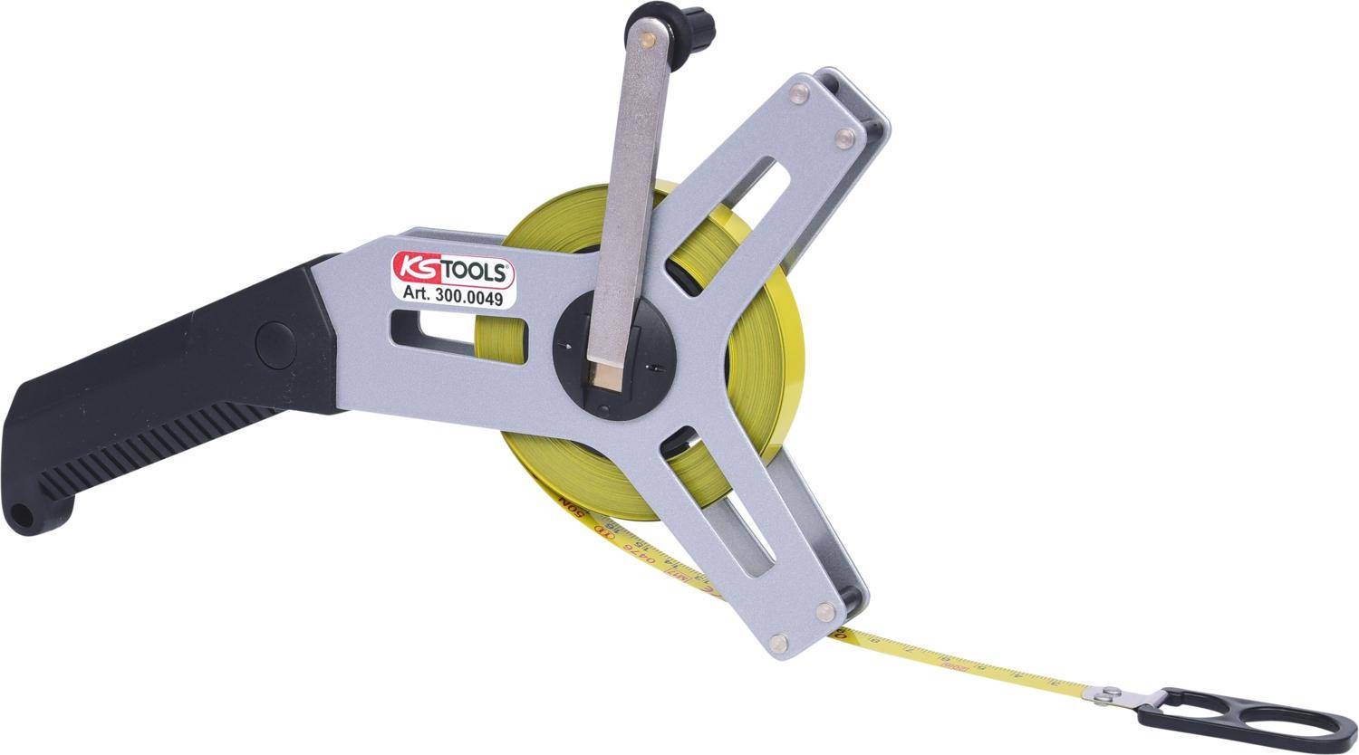 KS TOOLS Rahmenbandma mit gelbem Stahlband, 20m