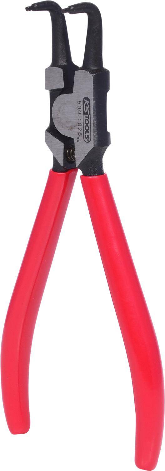 KS TOOLS Auen-Sicherungszange, abgewinkelt, 160mm