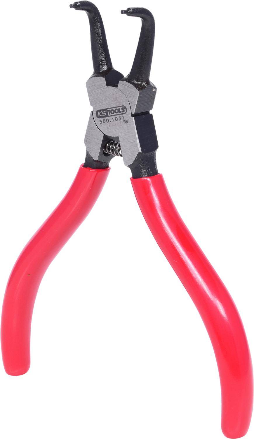 KS TOOLS Sicherungszange fr Innensicherungsringe, abgewinkelt, 130mm