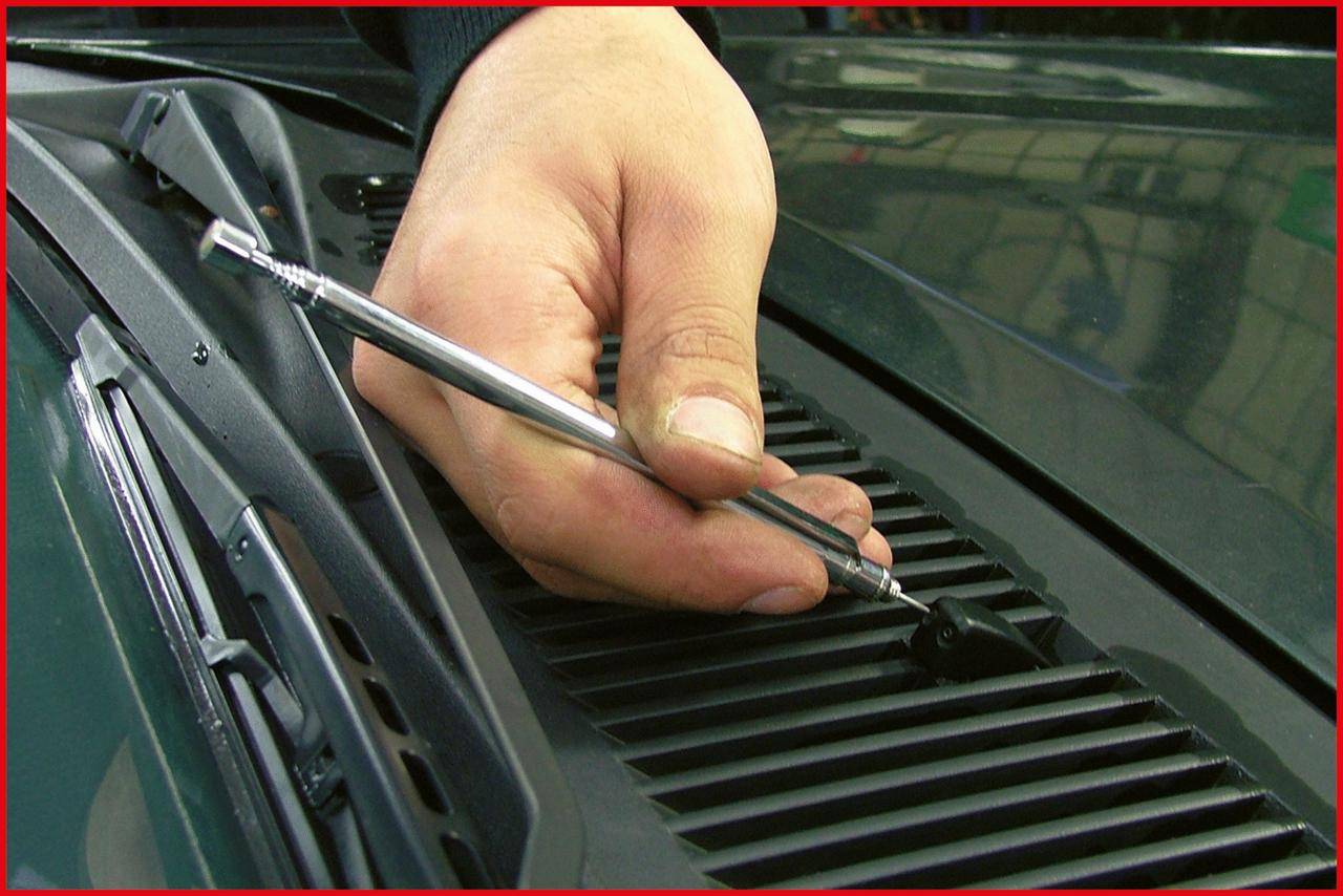 KS TOOLS 2in1 Teleskop-Magnethalter mit Waschdsen-Reinigungs- und