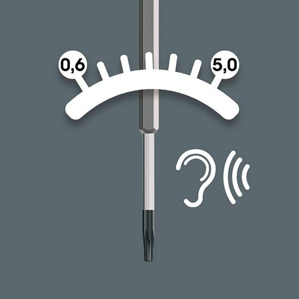 Drehmomentschraubendreher 300 IP 7 0,9 Nm fest WERA