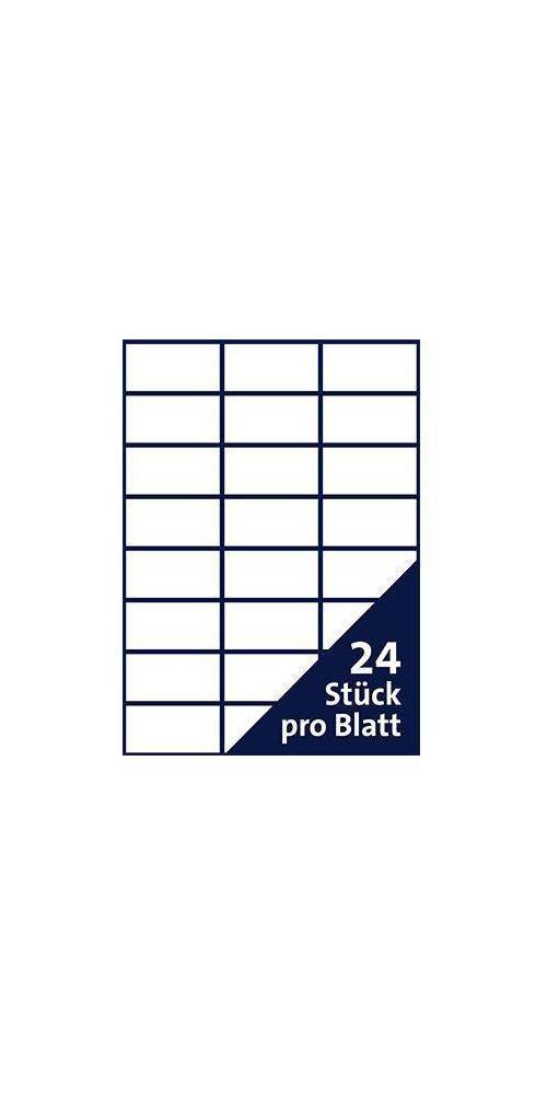 Soennecken Universaletikett 70 x 36 mm (B x H) nicht wieder ablsbar