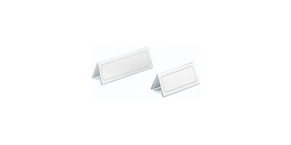 DURABLE Tischnamensschild 210 x 61/122 mm (B x H) PVC-Hartfolie
