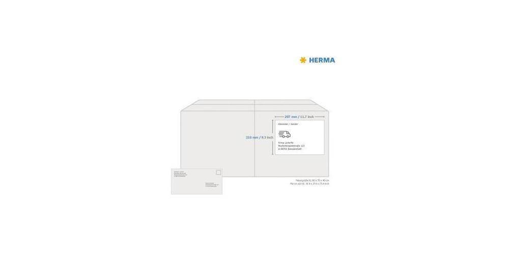 HERMA Folienetikett SPECIAL 210 x 297 mm (B x H) transparent 25